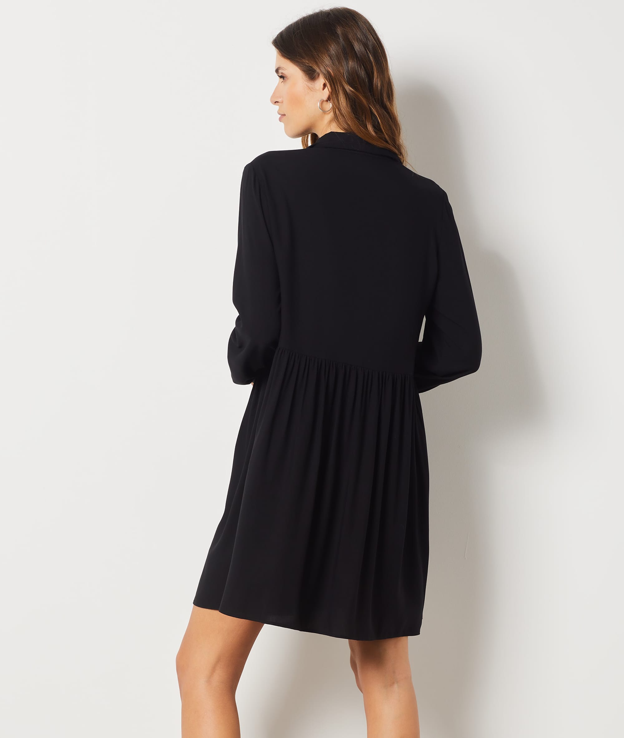 Robe courte fluide