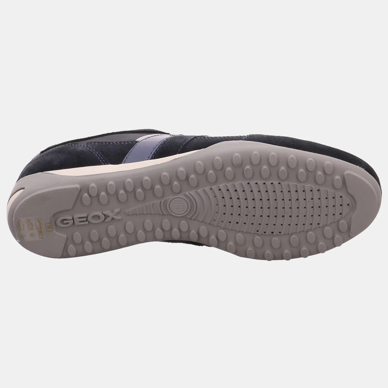 GEOX Halbschuhe Sneaker Blau Leder