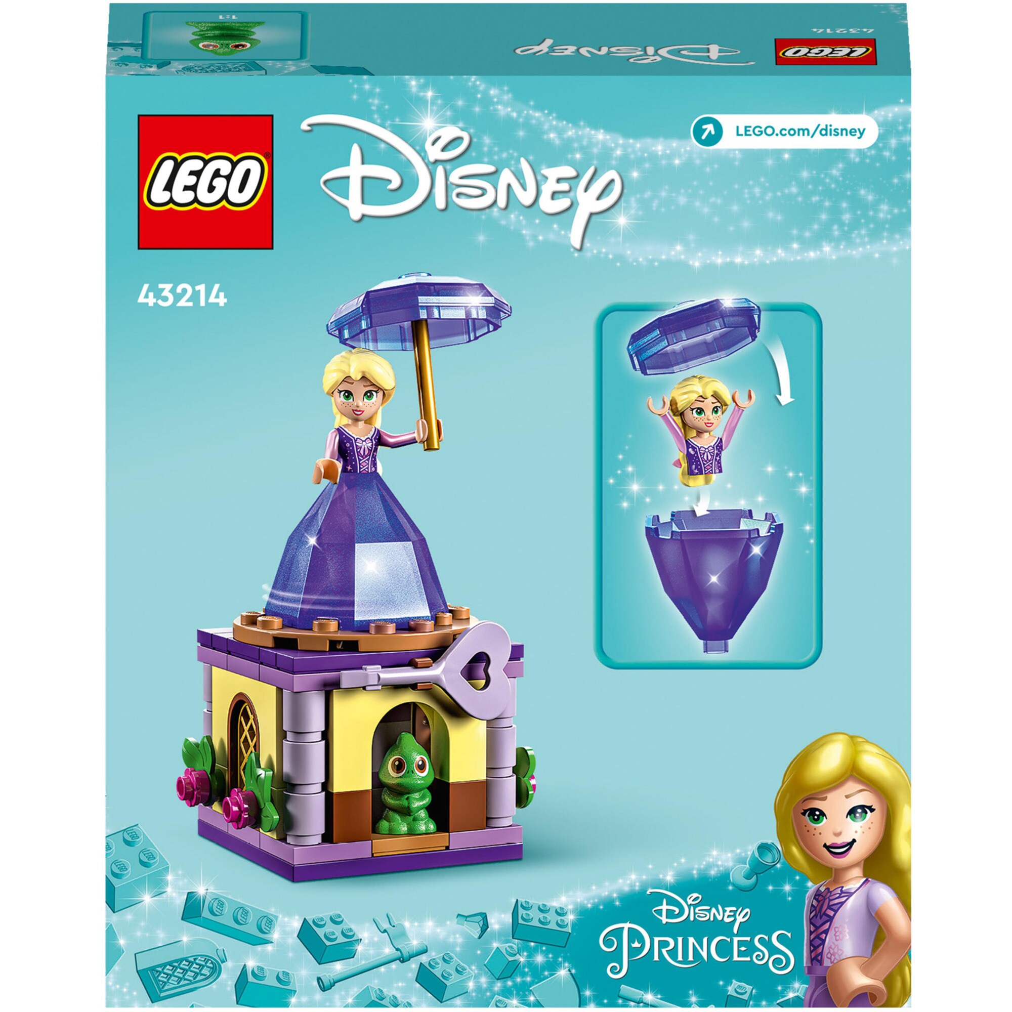 LEGO Konstruktionsspielzeug Disney Princess Rapunzel-Spieluhr