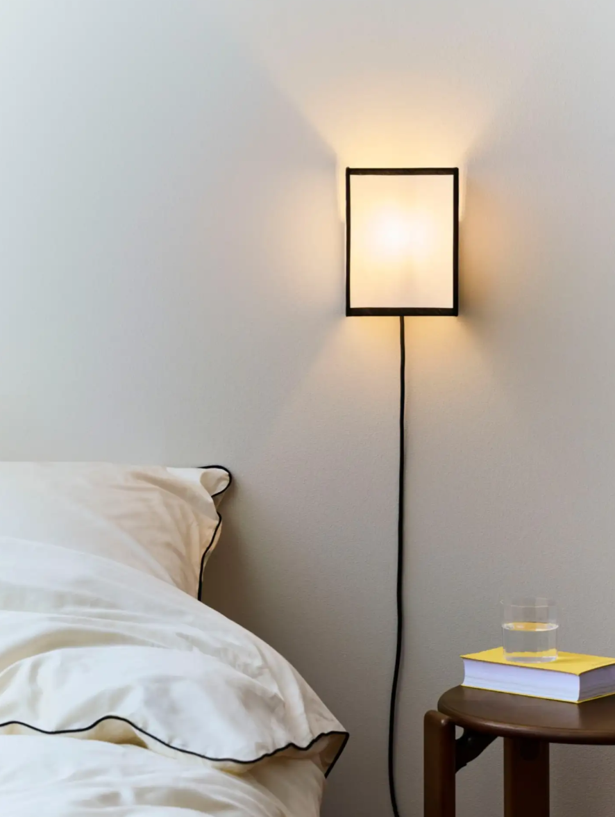 Wandlamp Ava Square white