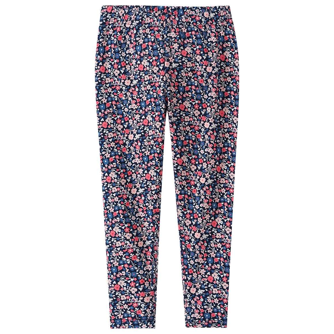 Topolino Mädchen Leggings mit Blumen-Allover dunkelblau