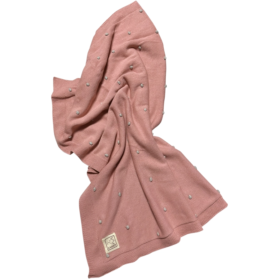 Kaiser Babydecke KNOTS organic cotton roseknots creme