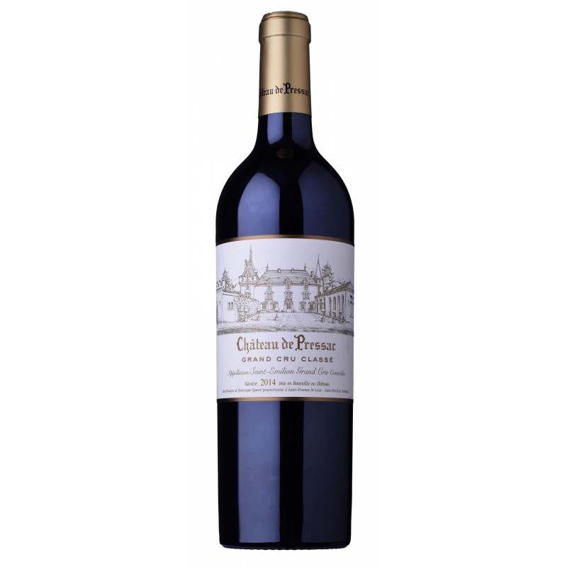 Château DE PRESSAC 2017 - Saint-Émilion Grand Cru - Grand Cru Classé - par Caisse bois de 6 bouteilles 75 cl