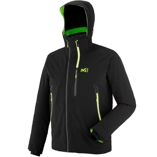 Veste de ski MILLET 7/24 STRETCH JKT BLACK/ACID GREEN