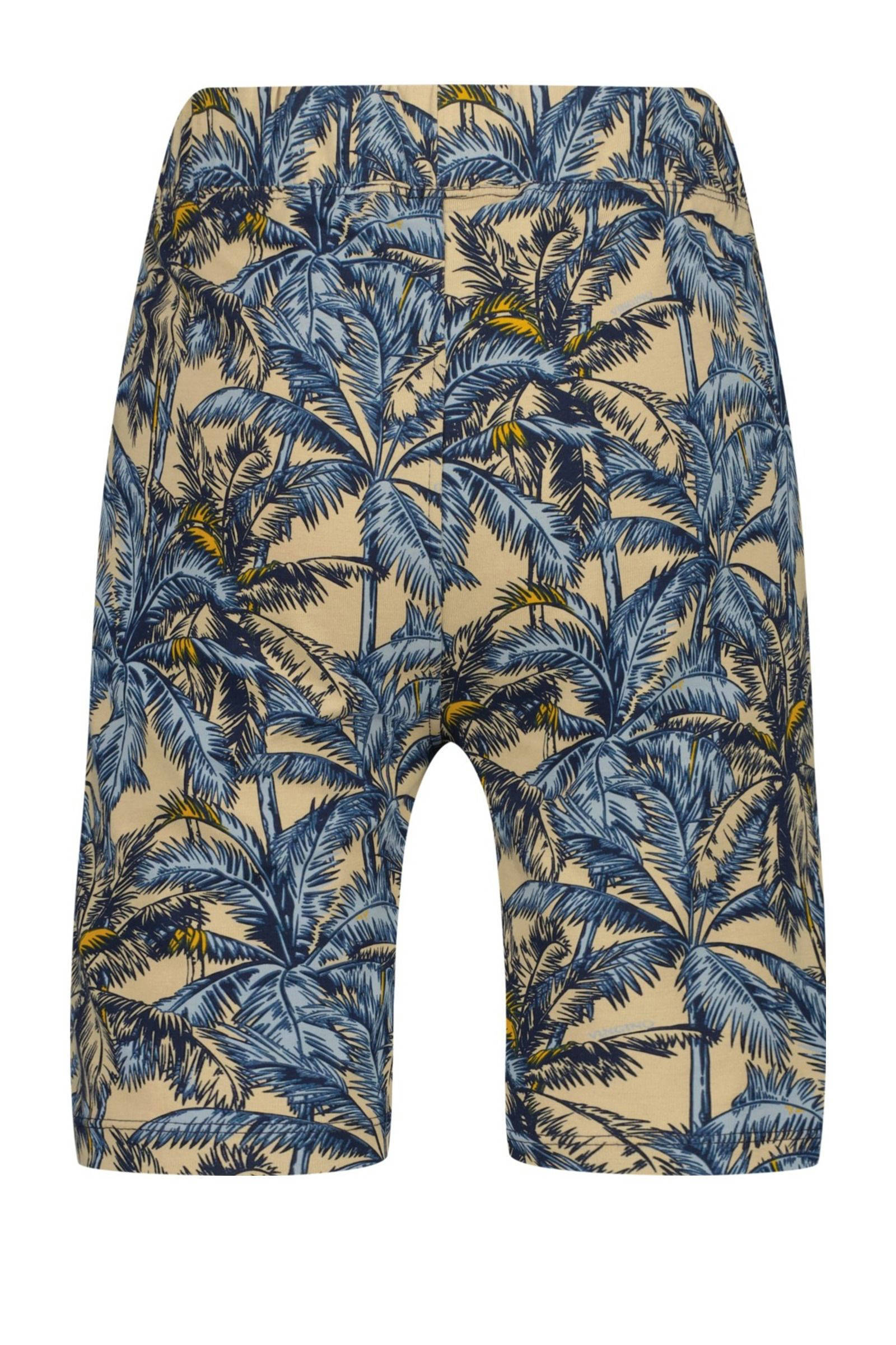Vingino shortama Wander donkerblauw/beige