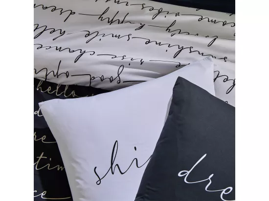 Parure de lit 2 personnes en microfibre 200x200cm