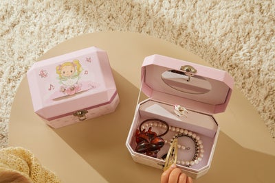 Barbo Toys Smykkeskrin med Spilledåse Ballerina Lillie & Ellie