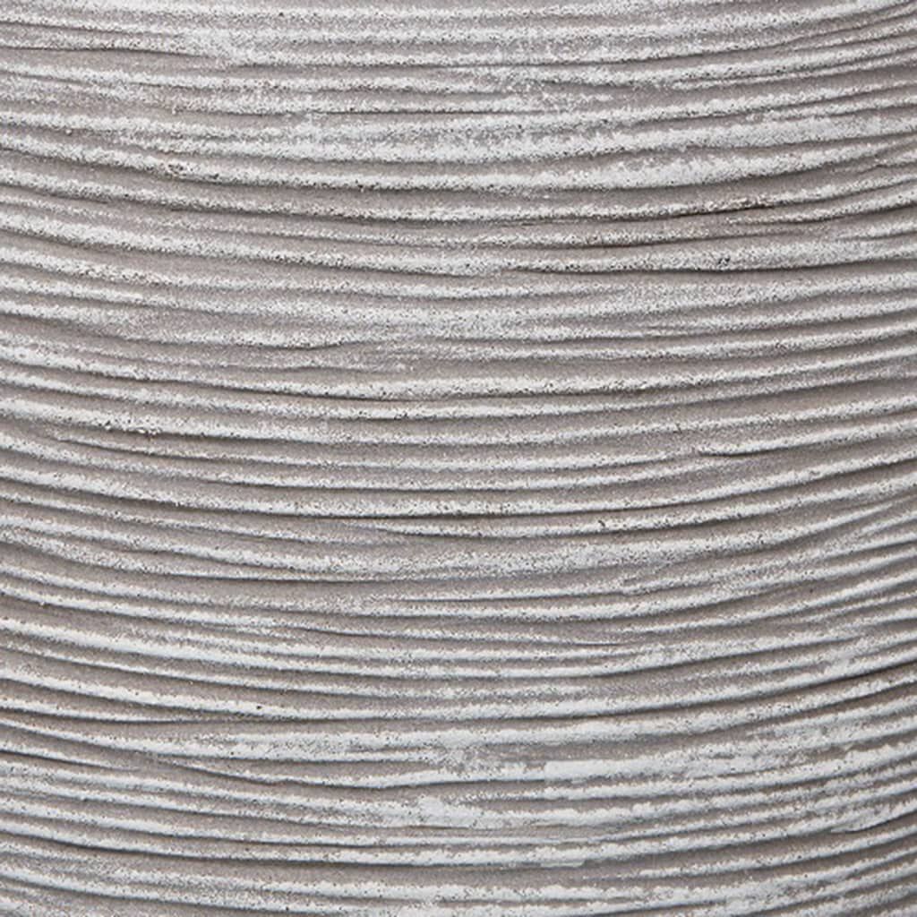 Capi Nature Rib Plantenbak, Vierkant, 50 x 50 cm, Ivoor