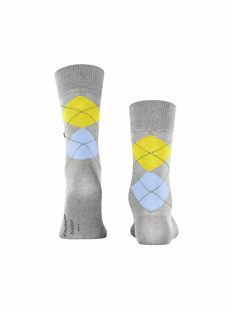 BURLINGTON Herren Socken 40-46 MANCHESTER light grey melange hellgrau
