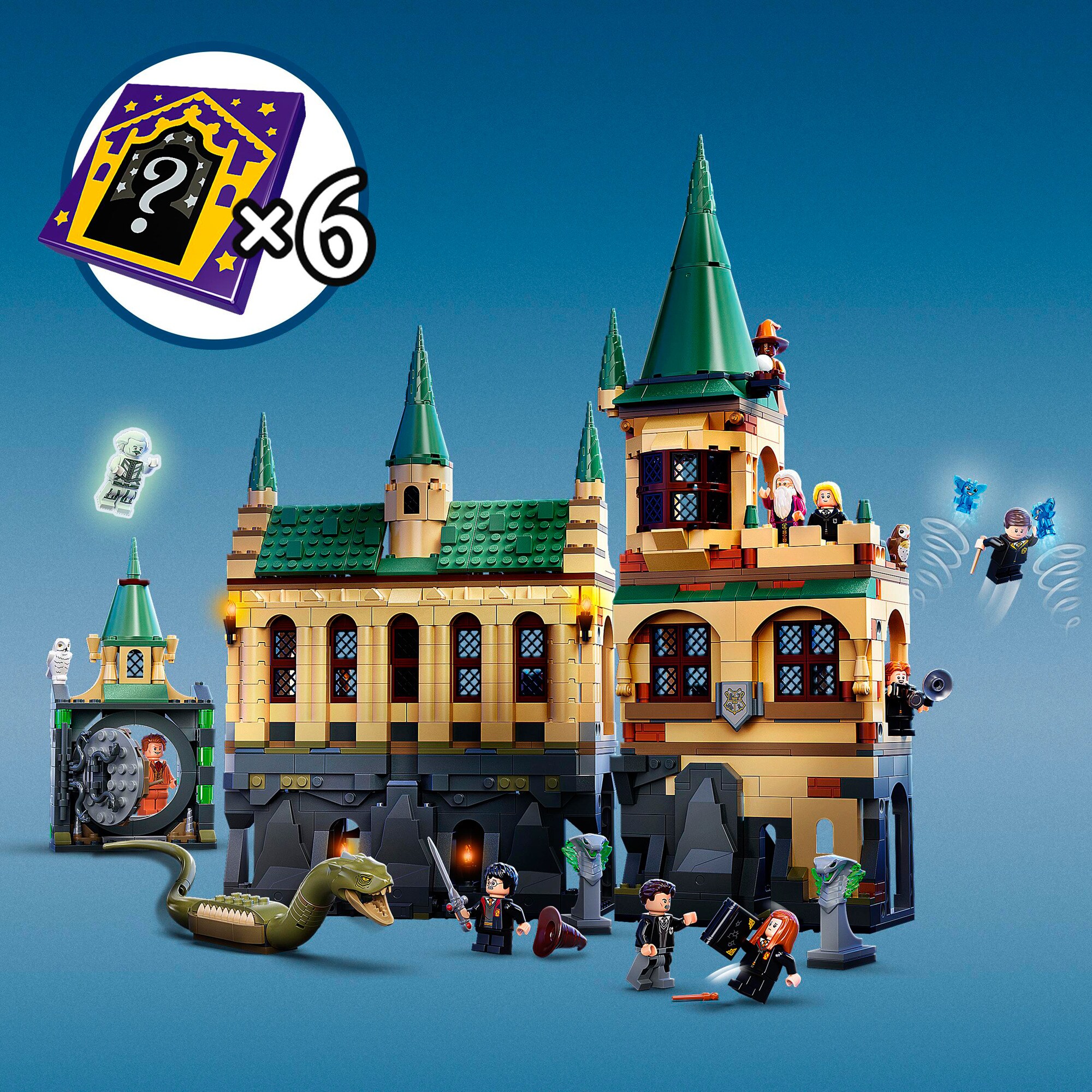 LEGO Konstruktionsspielzeug Harry Potter Hogwarts Kammer des Schreckens