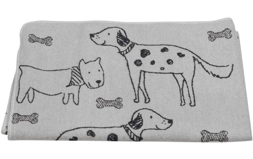 Hunde-Decke Best Friends Allover, 100 x 140 cm, NaturHaustierdecke