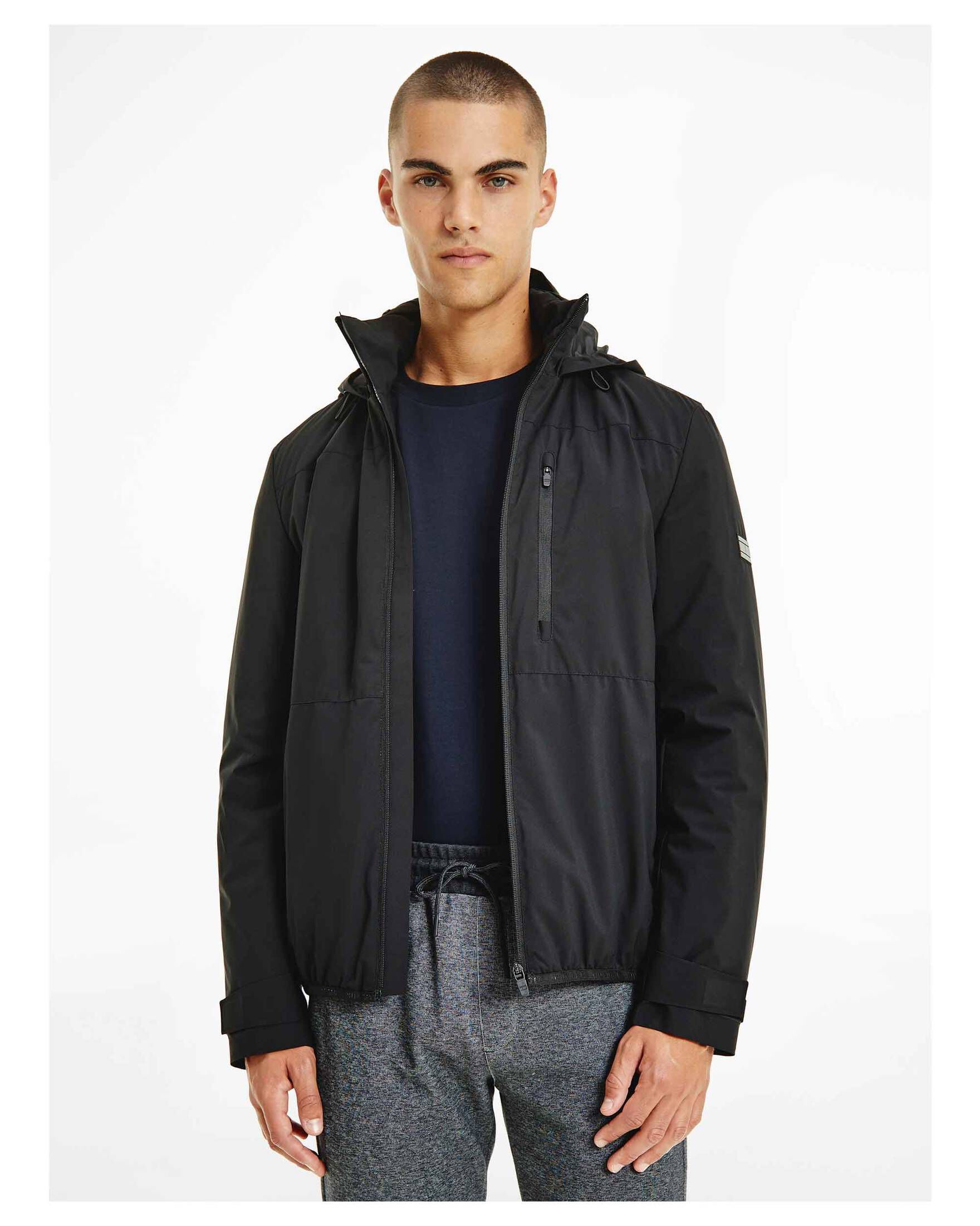 Tommy Hilfiger| Herren Jacke TECH ESSENTIAL HOODED JACKET