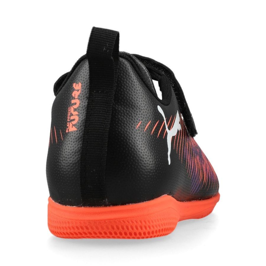 PUMA Future 8 Play Velcro IT Unlimited - Noir/Blanc/Glowing Red Enfant