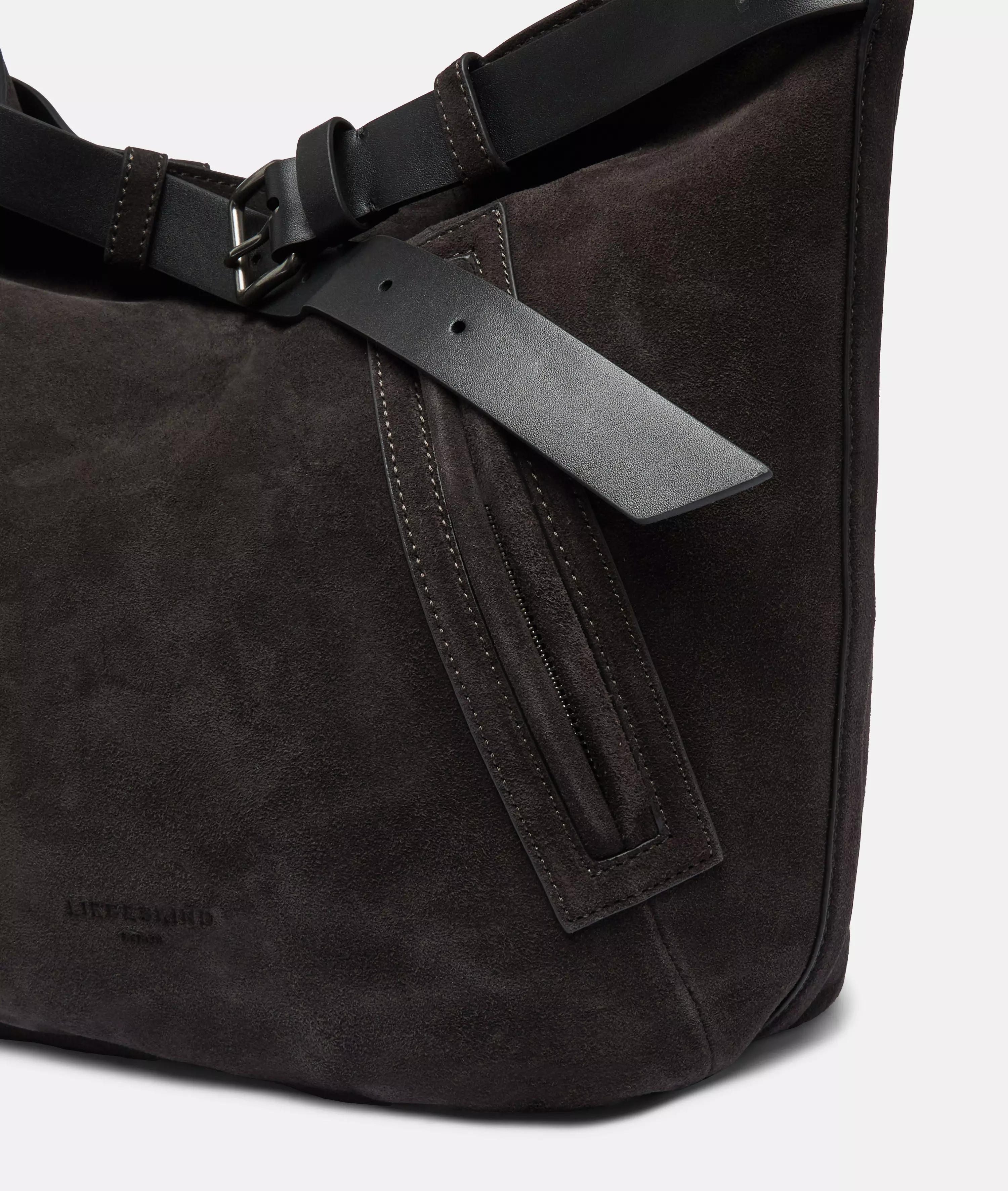 Zita Hobo L Large bag made from soft suede
