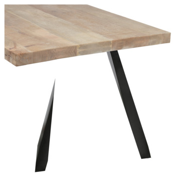 WOOOD tafelblad Tablo mangohout 180 x 90 cm