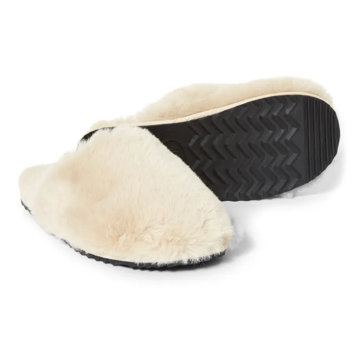 Apparis Chaussons Façon Fourrure Melody | Latte