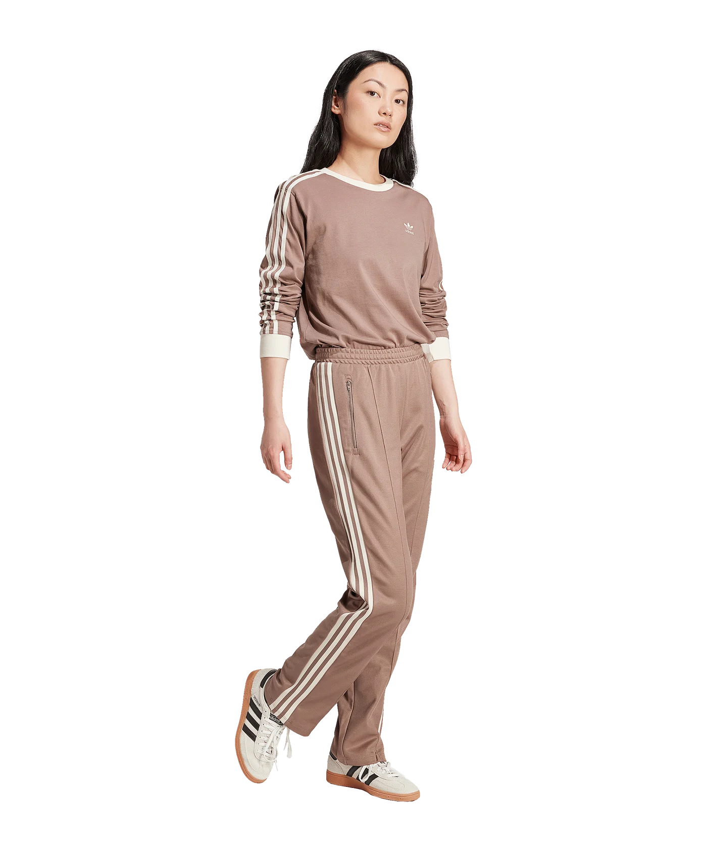 adidas Originals Classic Trainingshose Damen Braun