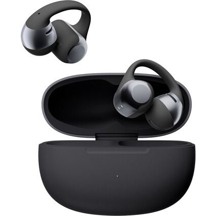Ecouteurs Shokz OpenDots One à conduction aérienne avec réduction active du bruit Noir