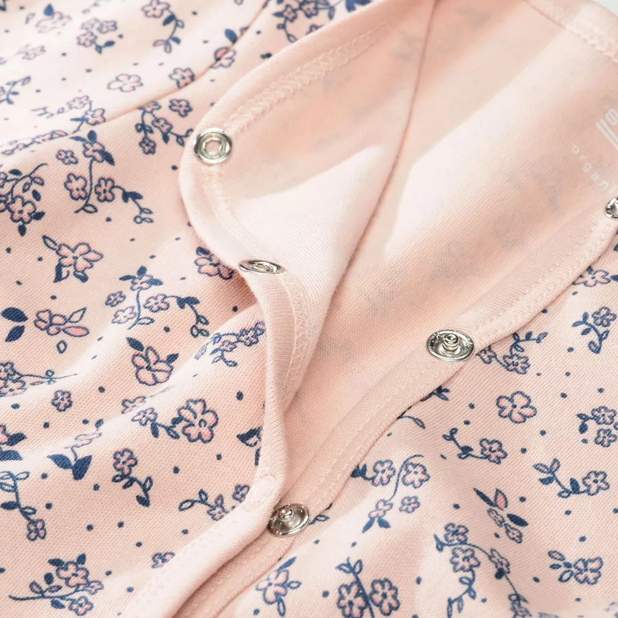 STACCATO Sweatjacke soft blush gemustert