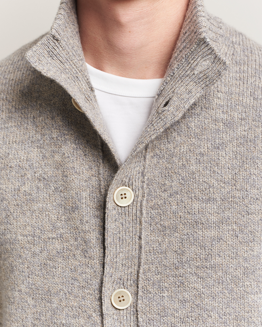 Zanone Virgin Wool Melange Chioto Grey Melange