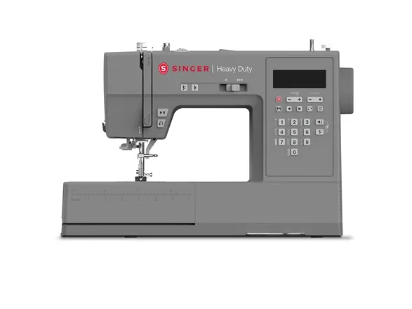 SINGER HD6705C, Grå, Semi-automatisk symaskine, Syning, LED, Knapper, Elektrisk