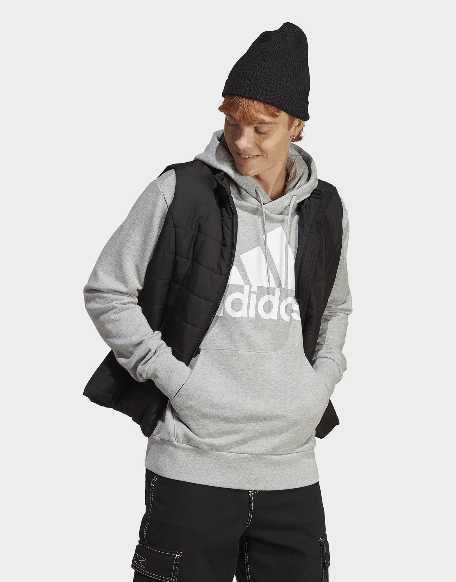 adidas Sweat-shirt à capuche en molleton Essentials Big Logo