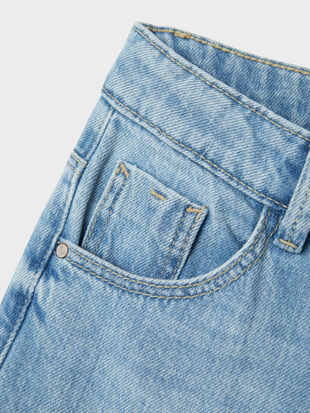 NAME IT wide leg jeans light blue bleached