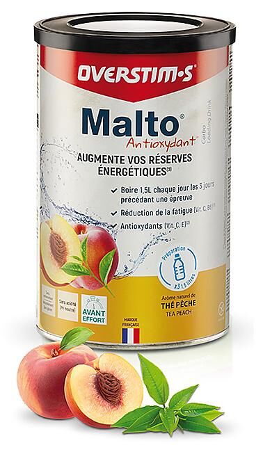 OVERSTIM.S - BOISSON MALTO ANTI OXYDANT THE PECHE
