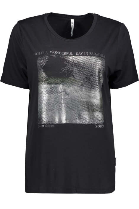 Zoso blauwe dames t-shirt