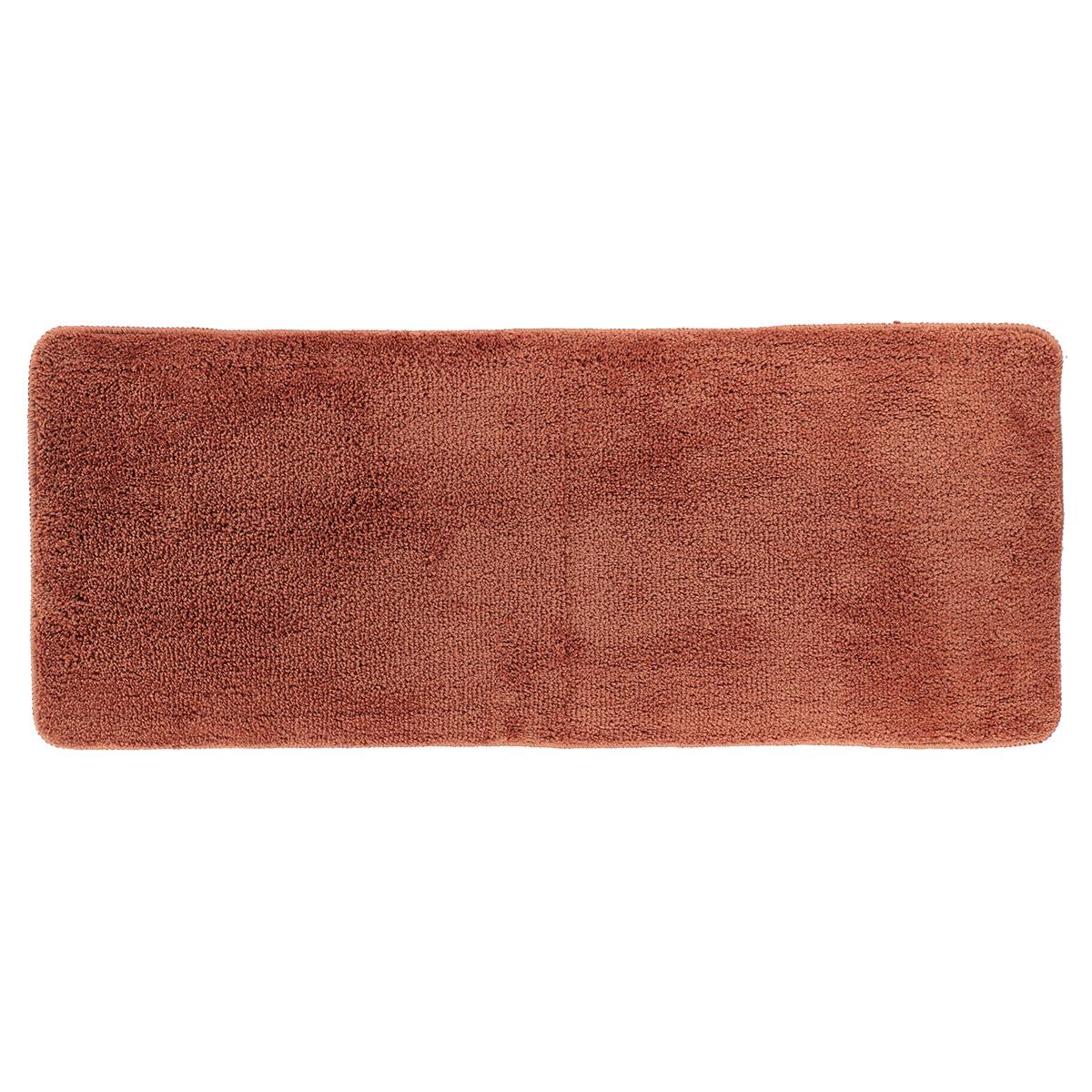 TAPIS MICROFIBRE DOUBLE VASQUE 50X120CM DESSOUS LATEX CUIVRE
