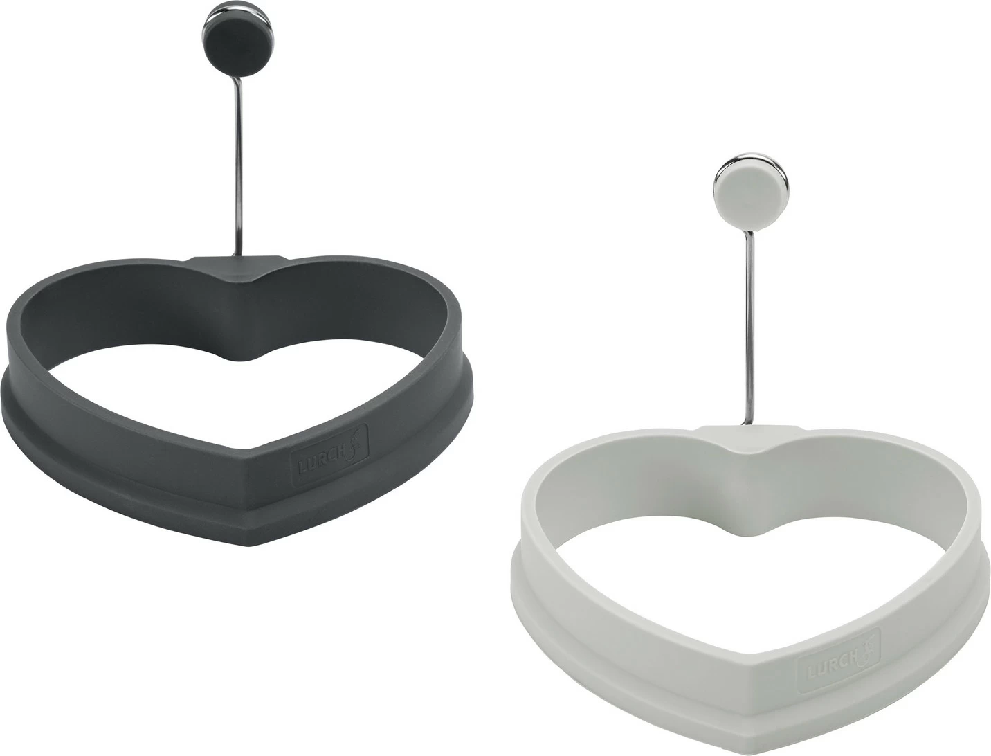 Hitzebeständiges Eiformer-Set aus Silikon, 2-teilig