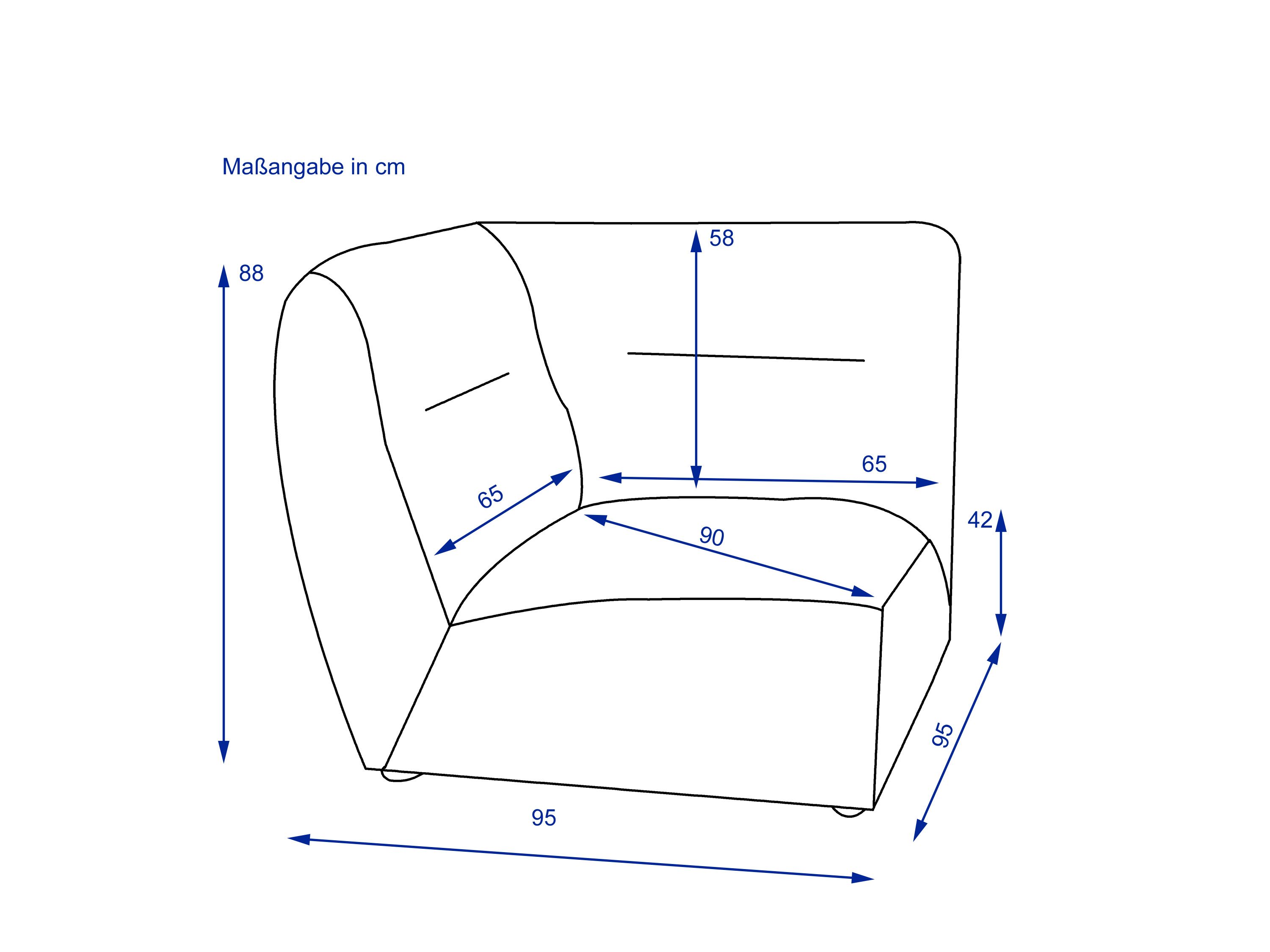 Sofaelement SANSIBAR ESBERG