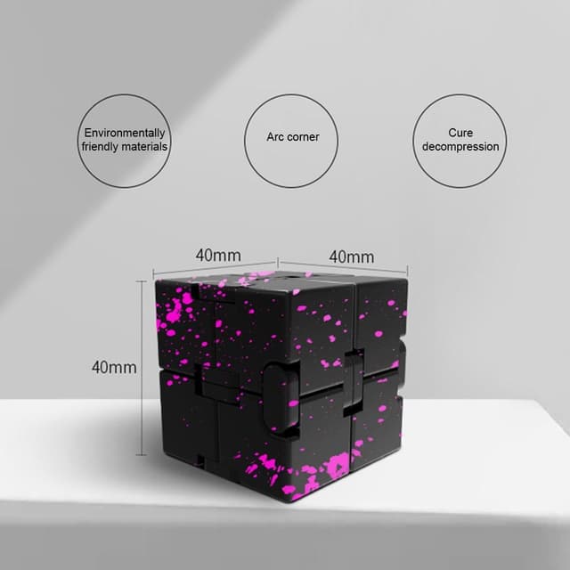 Fidget Toy Infinite Cube Stressaflastningsflipblok