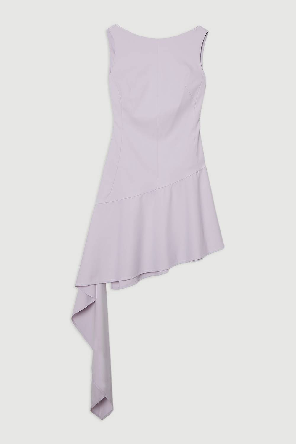 KarenMillen Digital Ophelia robe mini soignée et ajustée à dos ouvert avec détail d'ourlet
