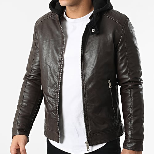 Veste Biker 5025 Marron