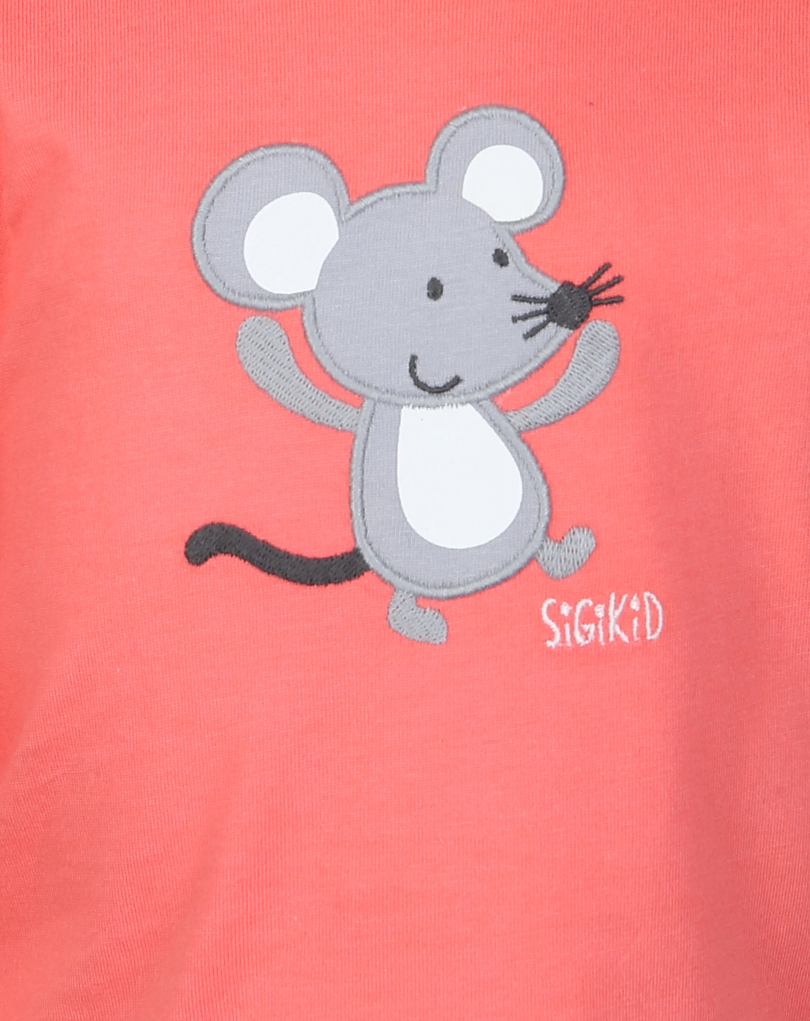 Langarmshirt KLEINE MAUS in pink