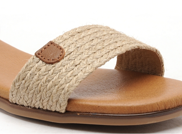 Eva frutos nu pieds plats femme 3052 beige