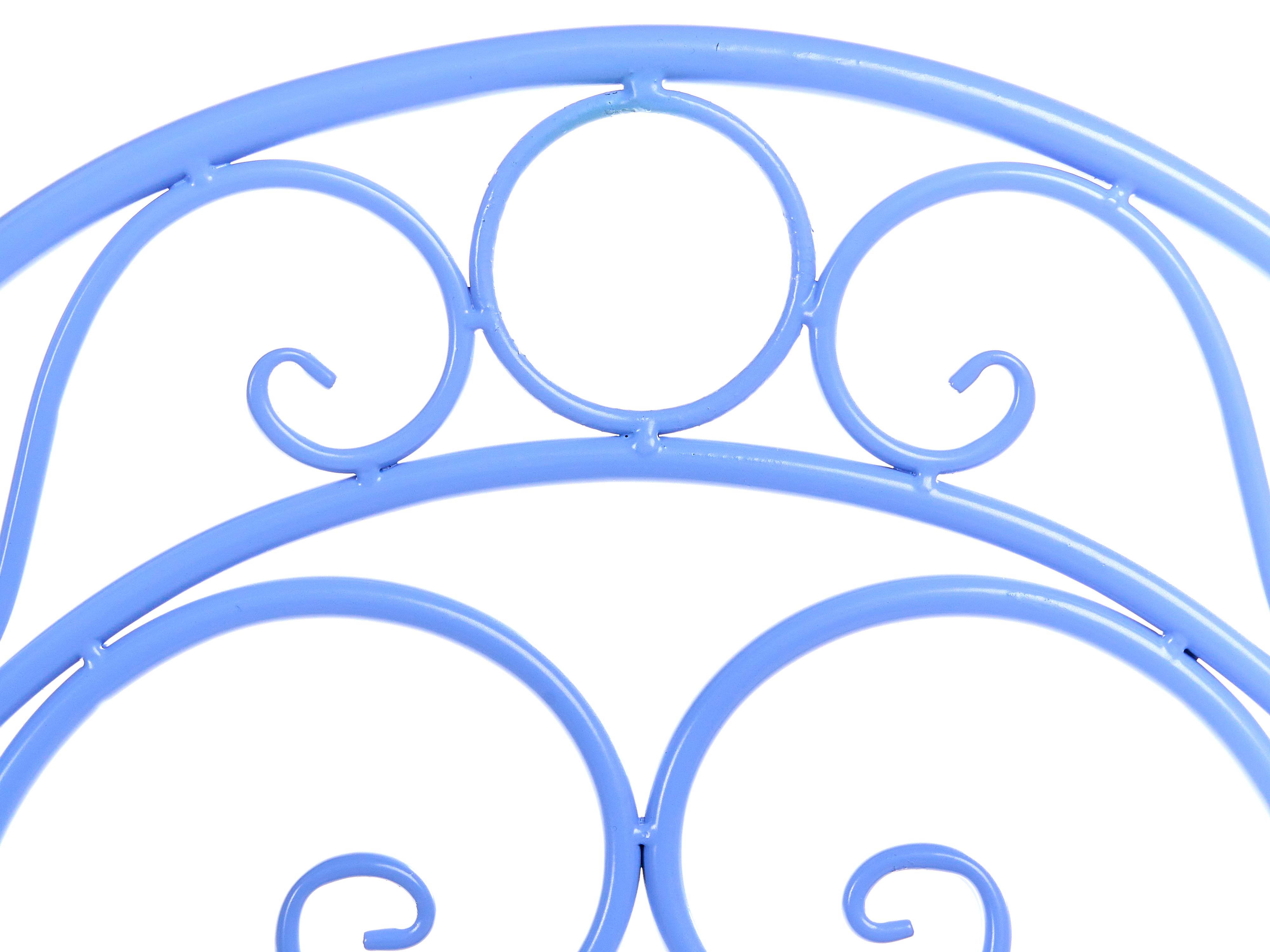 Bistroset ALBINIA Metaal Blauw