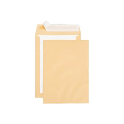 GPV Pack'n Post - 100 Pochettes kraft dos carton - C4 229 x 324 mm - 120 gr - bande auto-adhésive
