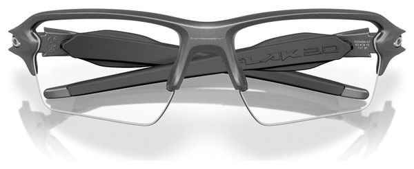 Lunettes Oakley Flak 2.0 XXL - Steel / Clear to Black Iridium Photochromic / Ref : OO9488-0763
