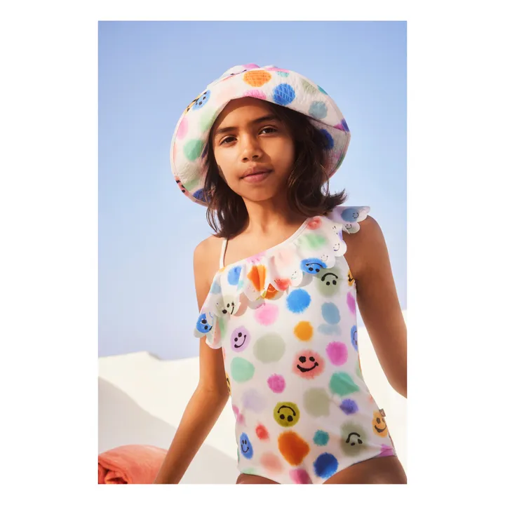 Molo Maillot de Bain Polyester Recyclé Net | Blanc