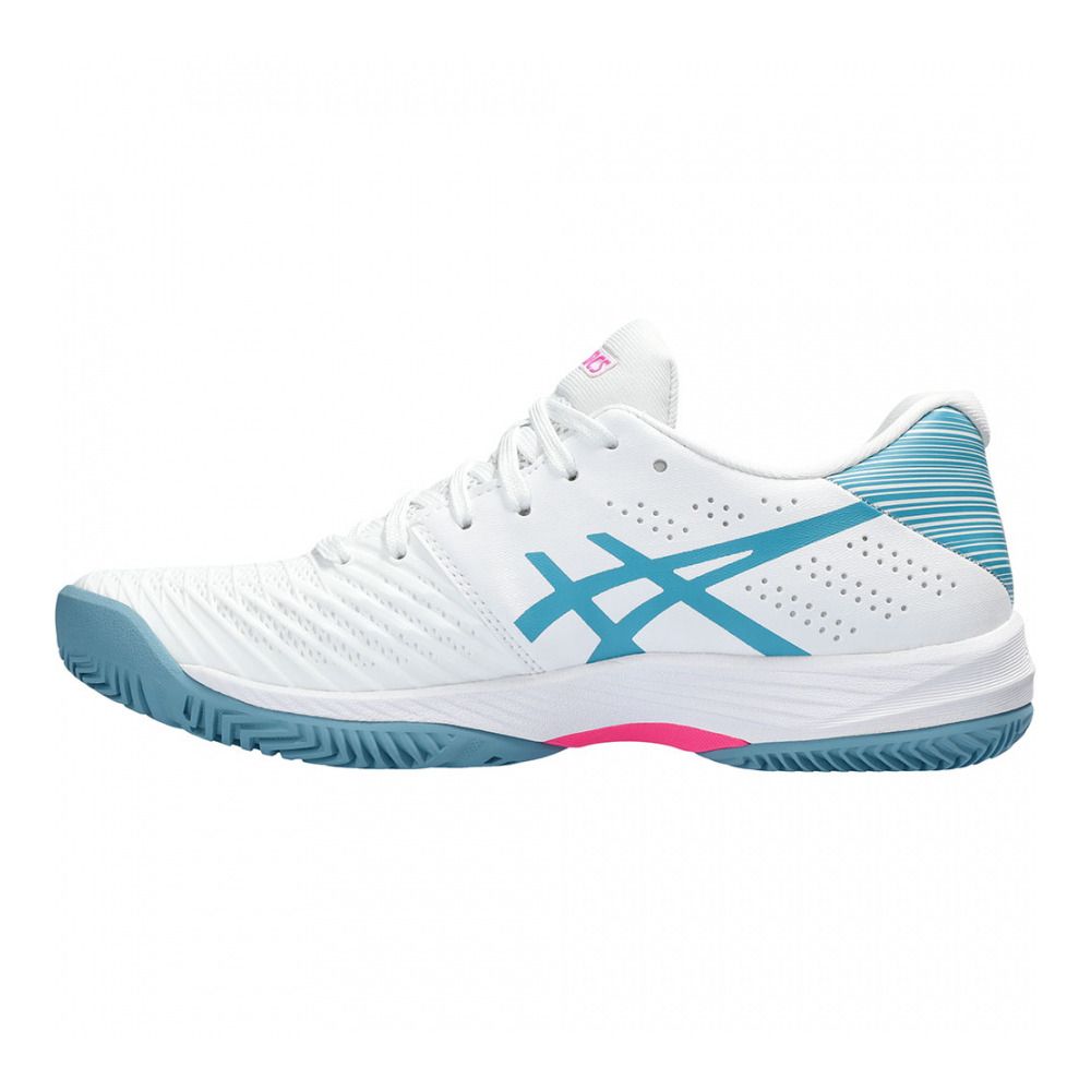 Asics SOLUTION SWIFT FF PADEL - Chaussures de padel Femme white/gris blue