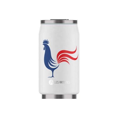 Les Artistes Paris - Canette isotherme - Le coq - 280 ml - acier inoxydable