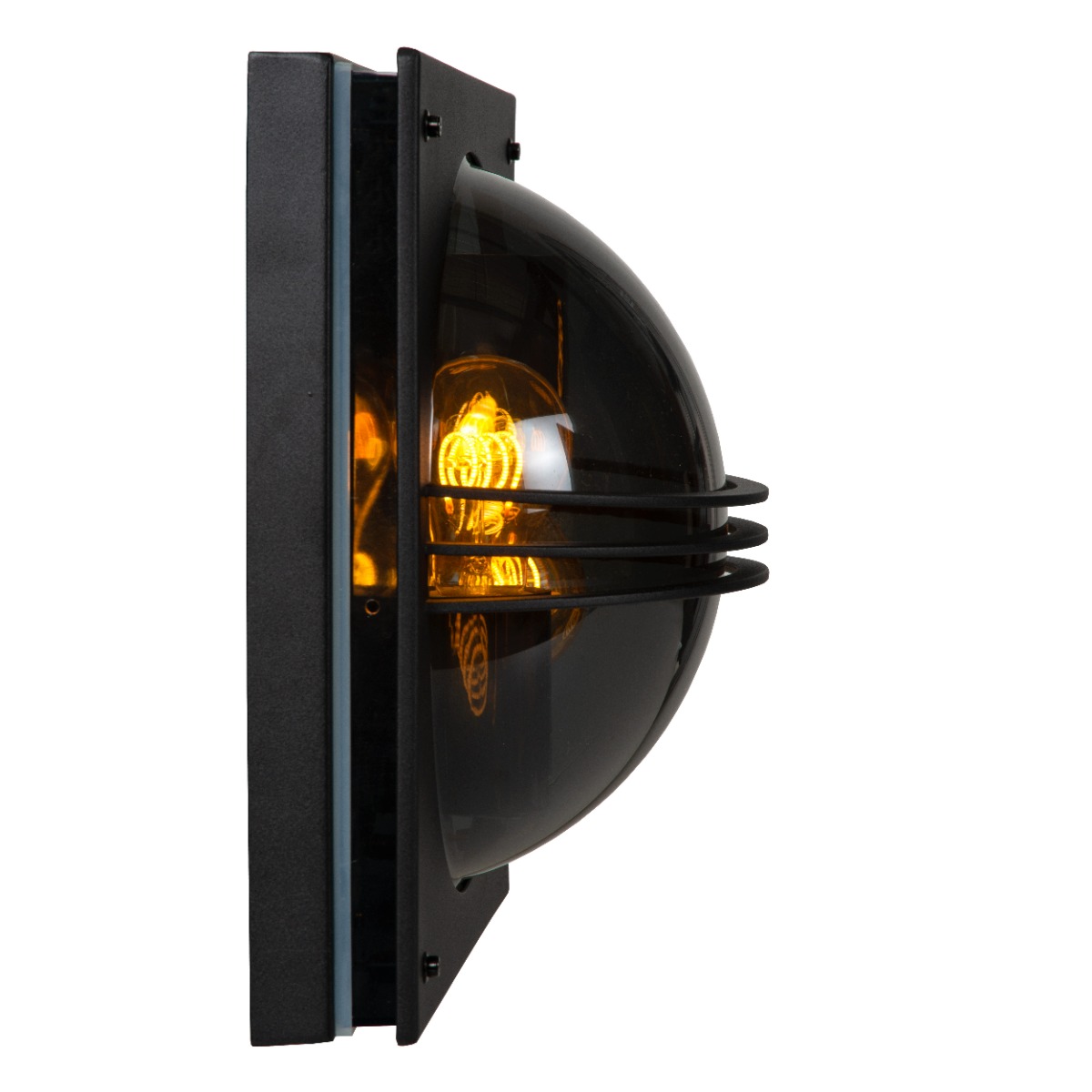 Lucide Privas wandlamp 60W 30x30cm zwart
