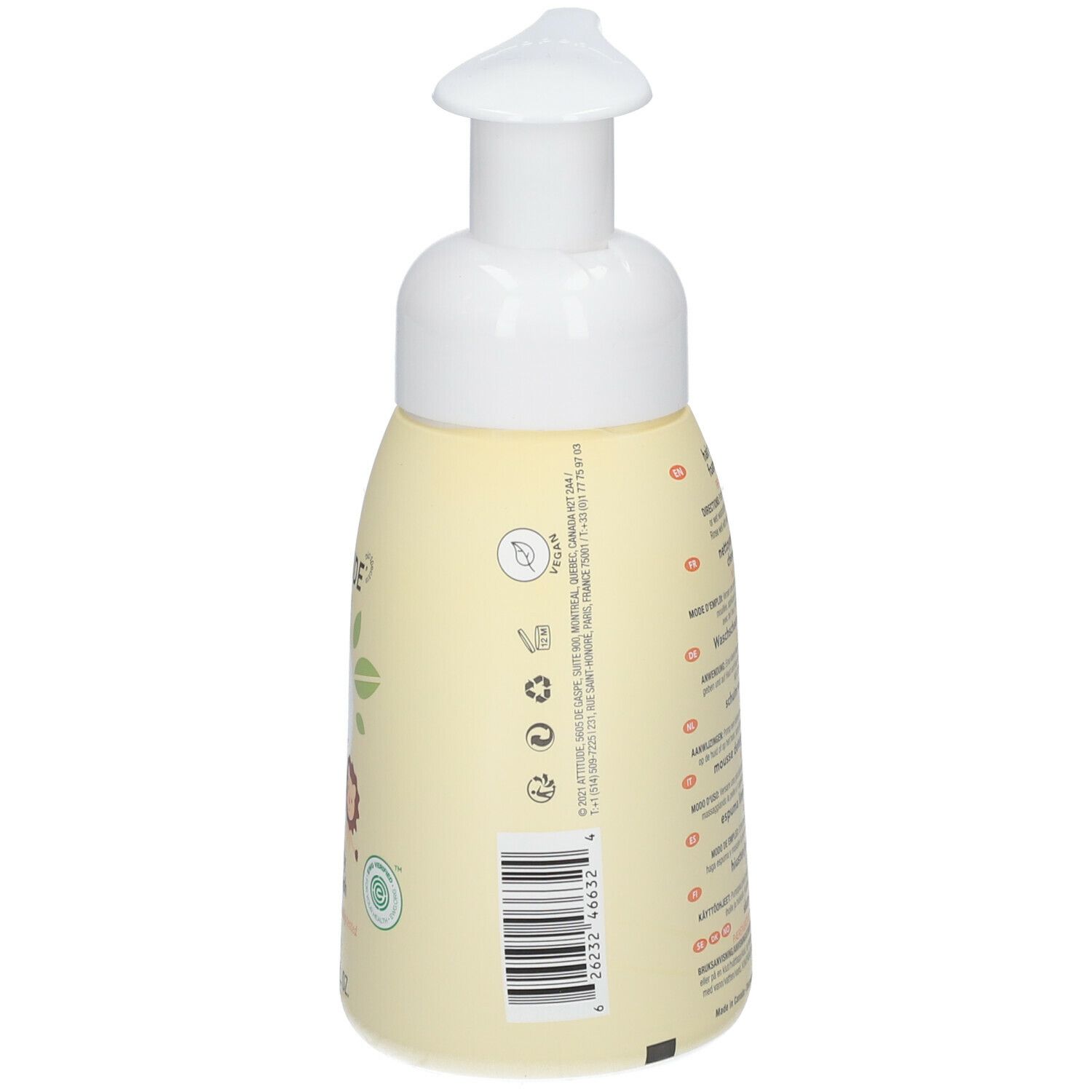 ATTITUDE® baby leaves 2-in-1 Shampoo and Bodywash