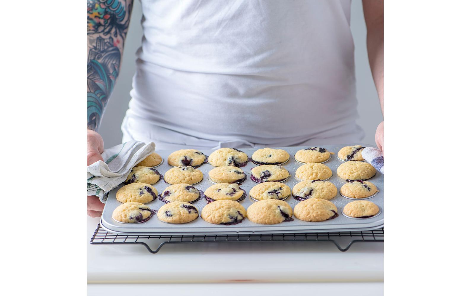 Mini Muffin Backform 24 MuldenBackform für Muffins