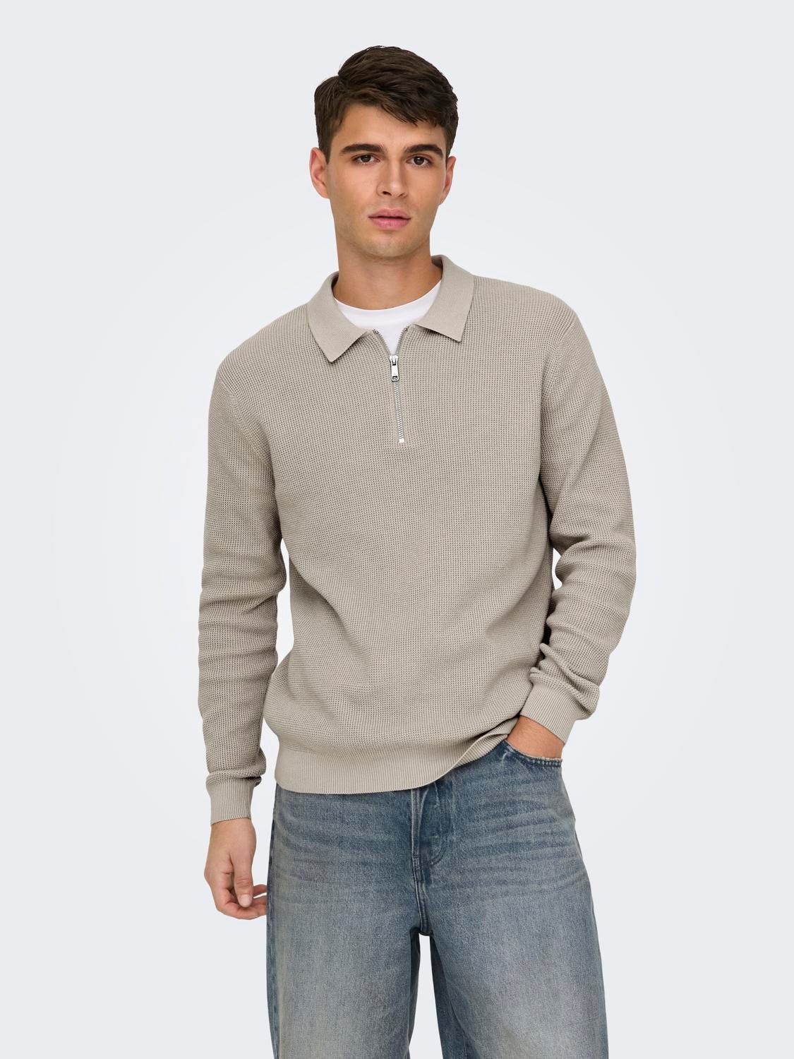 ONSMATTEO Pullover Silver Lining