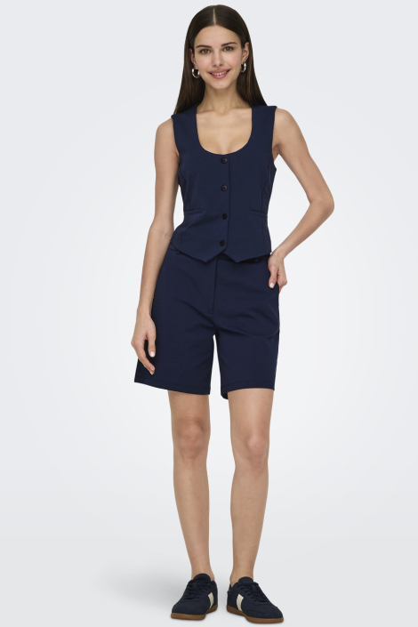 Jacqueline de Yong blauwe dames korte broek