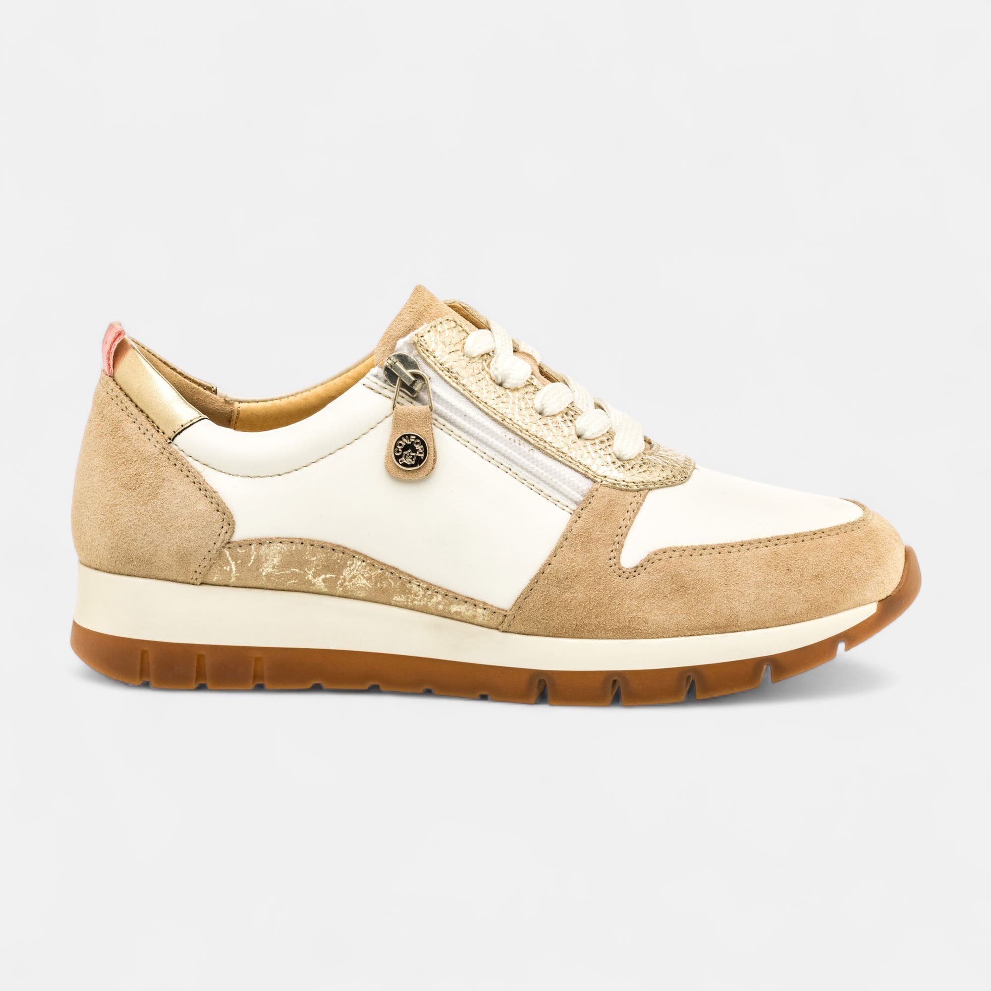 Baskets basses Femme en cuir blanc