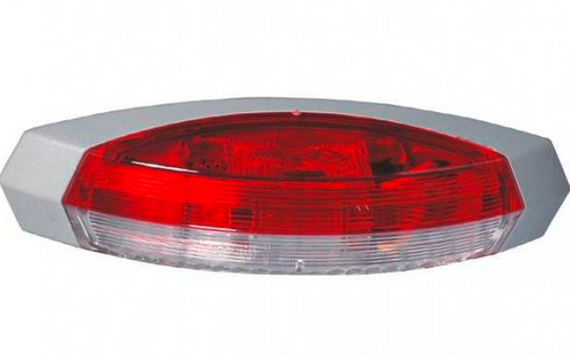 Umrissleuchte rot/weiß